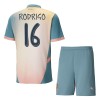 Conjunto (Camiseta+Pantalón Corto) Manchester City Rodrigo 16 Cuarta Equipación 2024-25 - Niño